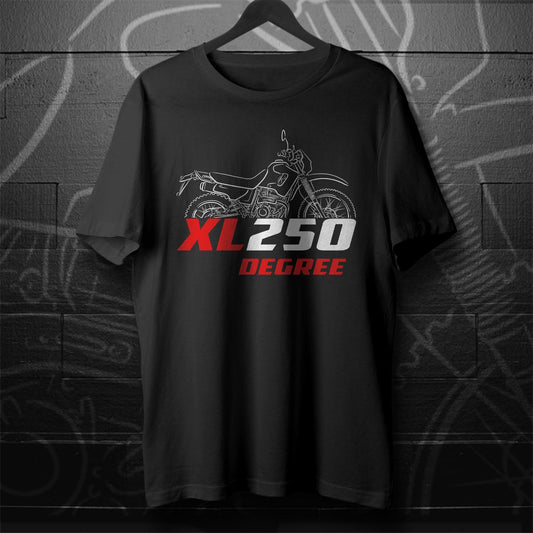 Honda XL250 Degree Inspired T-Shirt - Motorcycle Tee Shirt for Riders