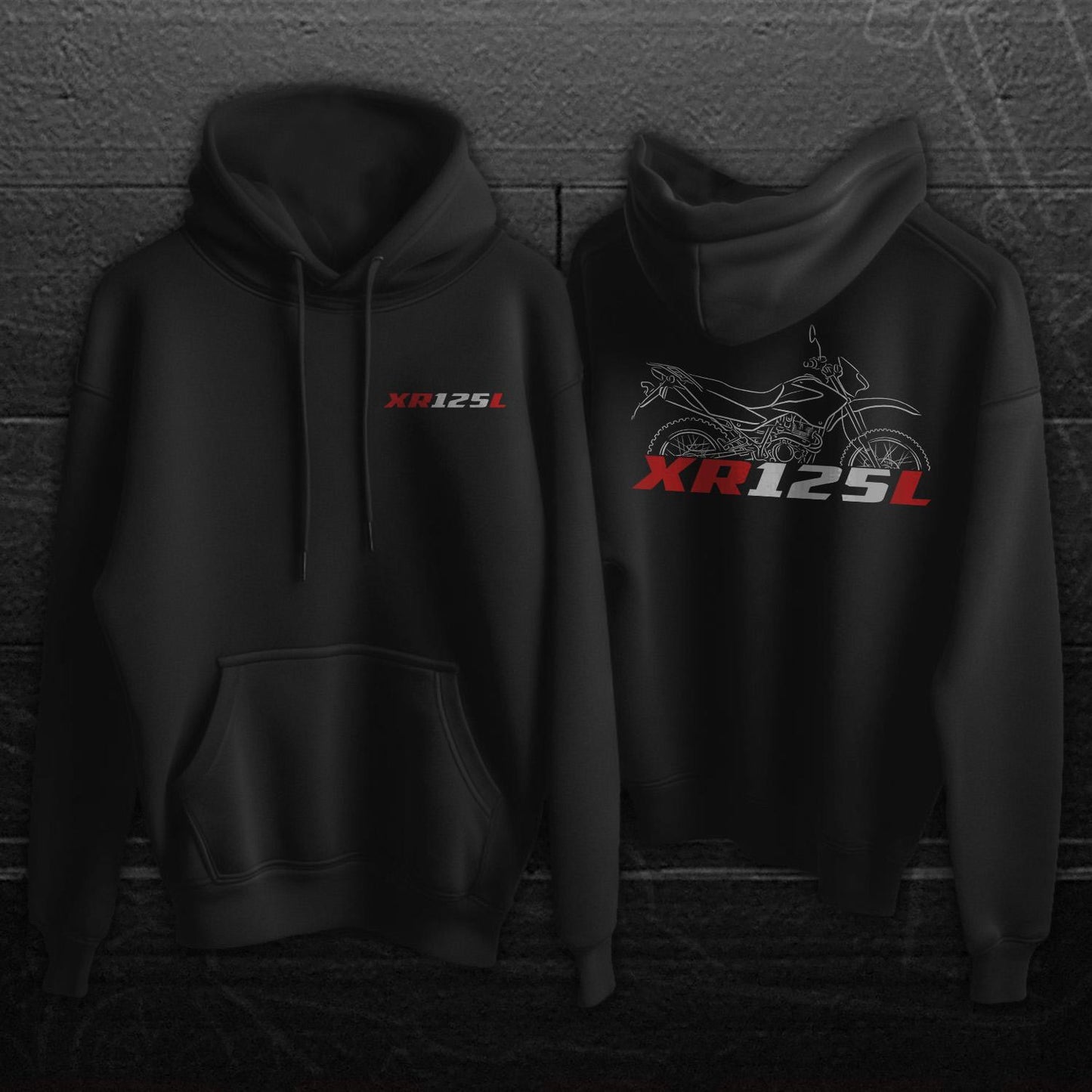 Honda XR125L Inspired Hoodie - Motorcycle Sweatshirt for Riders