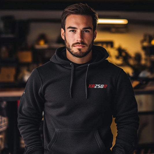 Honda XR250R Inspired Hoodie - Motorcycle Sweatshirt for Riders