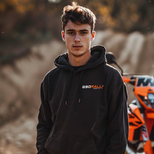 KTM LC4 690 Rally Replica Hoodie - Motorcycle Sweatshirt for Riders