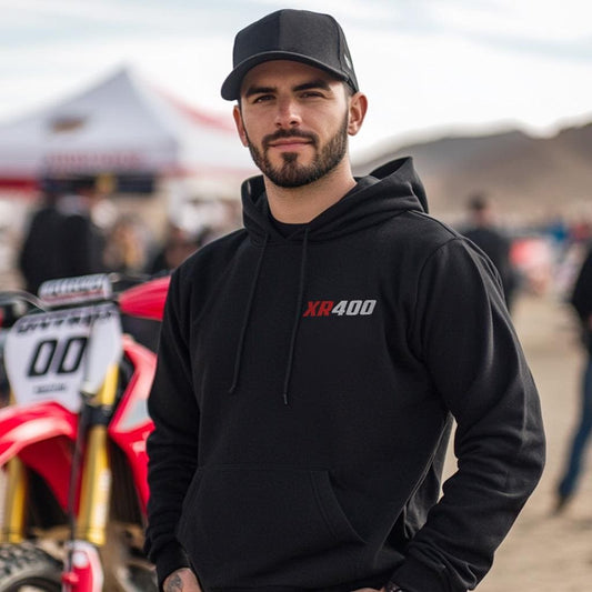 Honda XR400 Inspired Hoodie - Motorcycle Sweatshirt for Riders