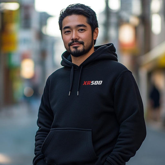 Honda XR500 Inspired Hoodie - Motorcycle Sweatshirt for Riders