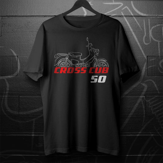 Honda Cross Cub 50 Inspired T-Shirt - Motorcycle Tee Shirt for Riders