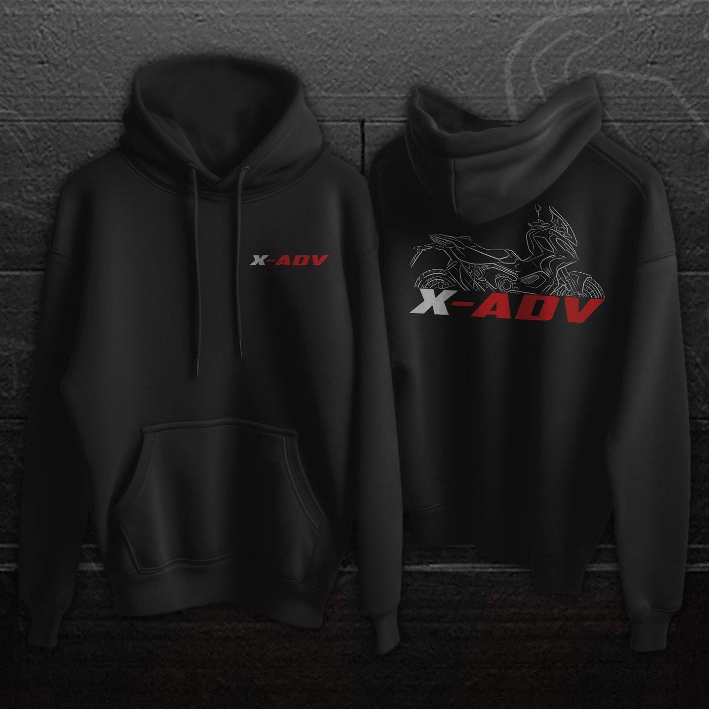 Honda X-ADV Inspired Hoodie - Motorcycle Sweatshirt for Riders