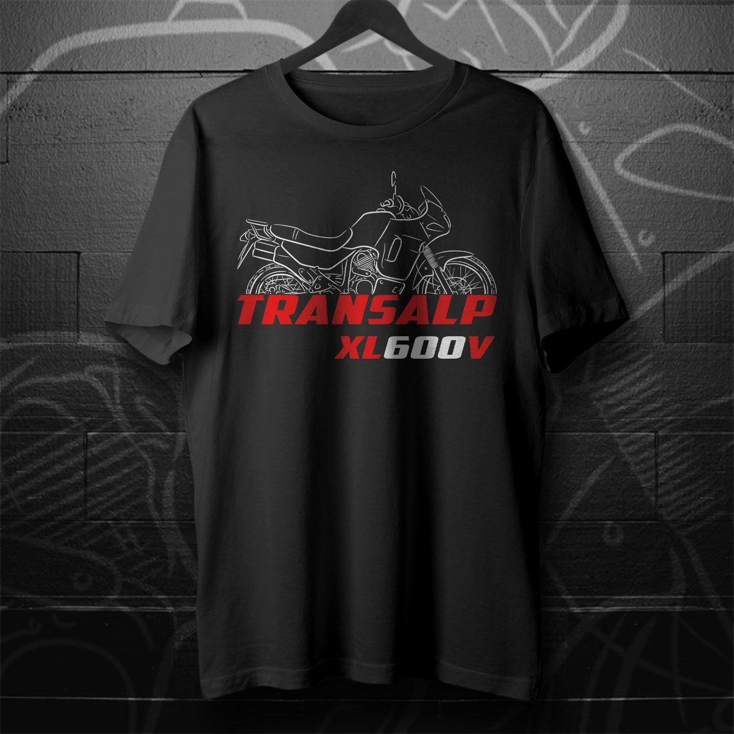 Honda XL600V Transalp Inspired T-Shirt - Motorcycle Tee Shirt for Riders