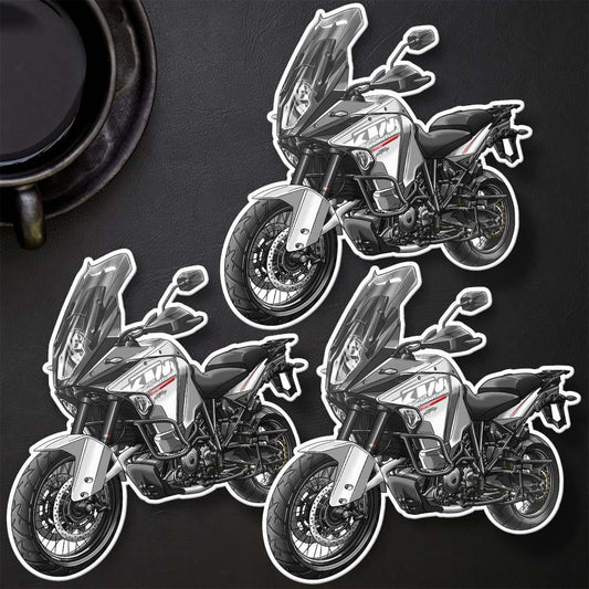 KTM 1290 Super Adventure 2015-20 Inspired Stickers - Set of 3 Motorcycle Decals