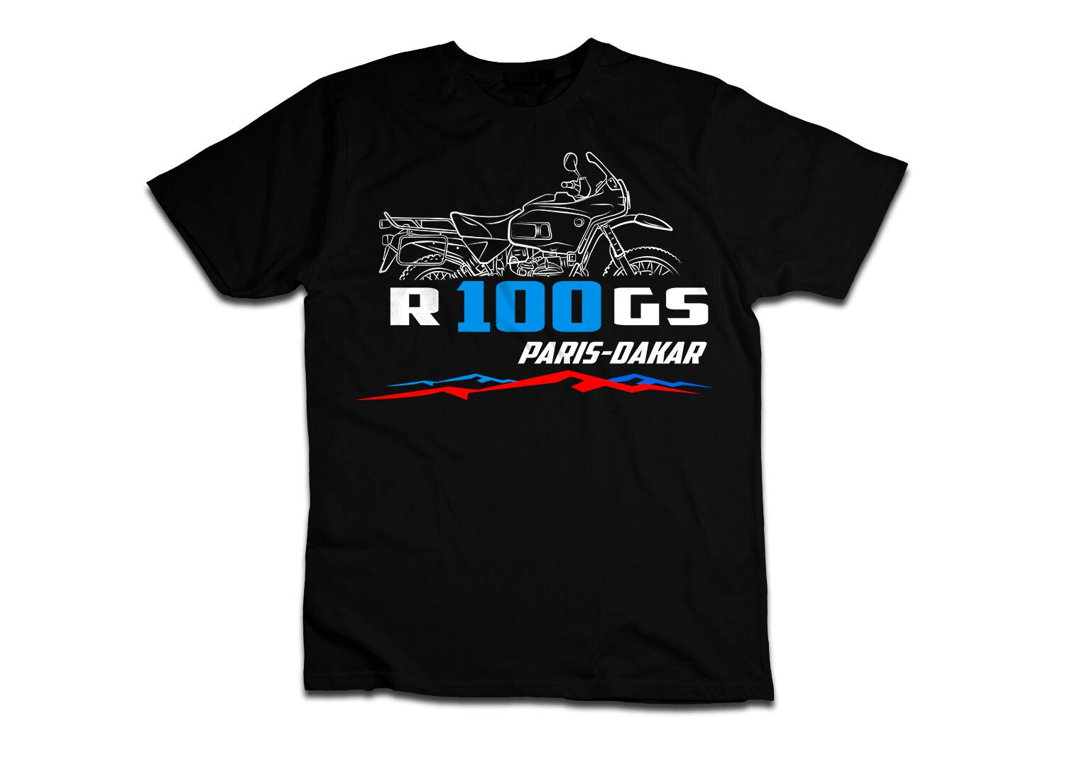 BMW R100 GS T-Shirts - Motorcycle Tee Shirt for Motorrad Riders