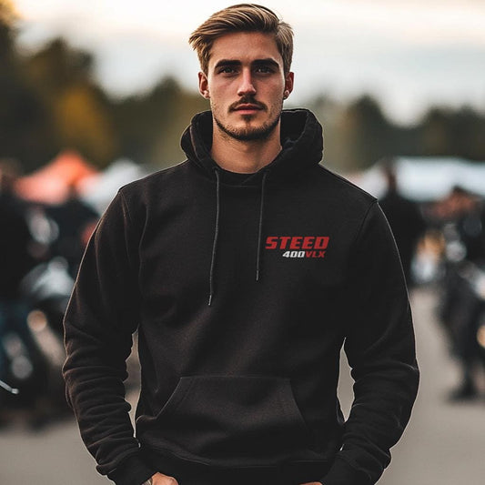 Honda Steed 400 VLX Inspired Hoodie - Motorcycle Sweatshirt for Riders
