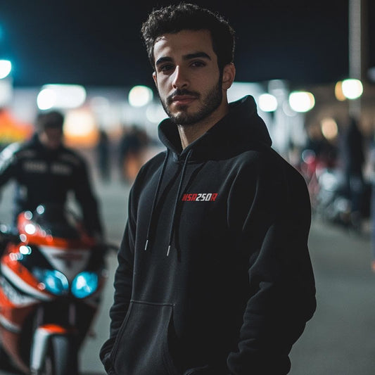 Honda NSR250R Inspired Hoodie - Motorcycle Sweatshirt for Riders