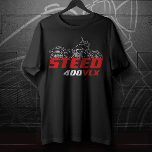 Honda Steed 400 VLX Inspired T-Shirt - Motorcycle Tee Shirt for Riders