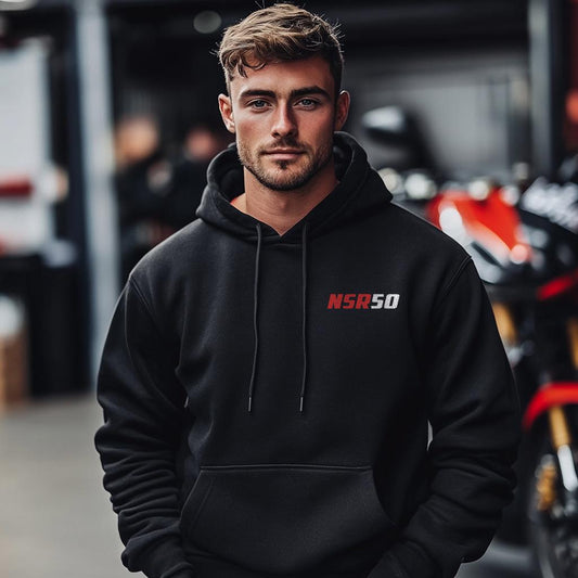 Honda NSR 50 Inspired Hoodie - Motorcycle Sweatshirt for Riders