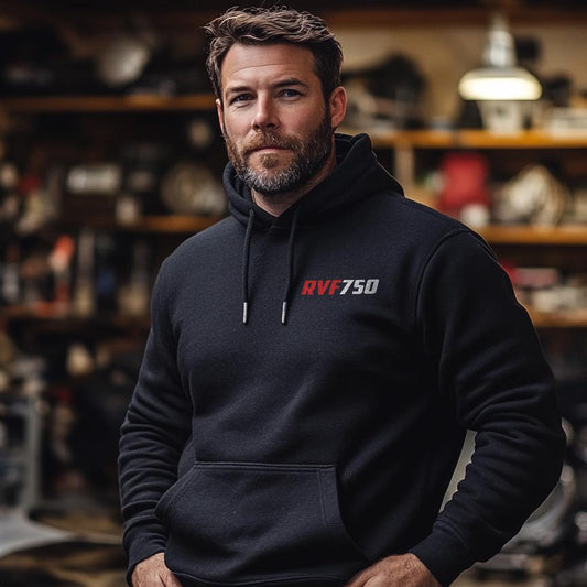 Honda RVF750 Inspired Hoodie - Motorcycle Sweatshirt for Riders