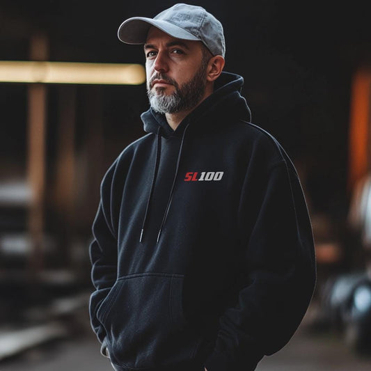 Honda SL100 Inspired Hoodie - Motorcycle Sweatshirt for Riders