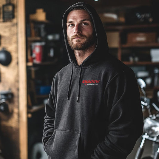 Honda Shadow VT400 Inspired Hoodie - Motorcycle Sweatshirt for Riders