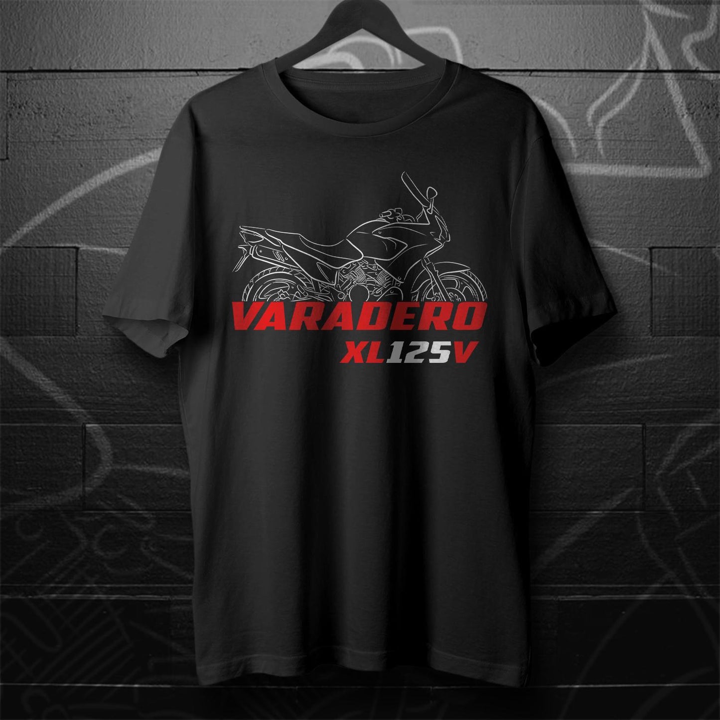 Honda XL125V Varadero Inspired T-Shirt - Motorcycle Tee Shirt for Rider