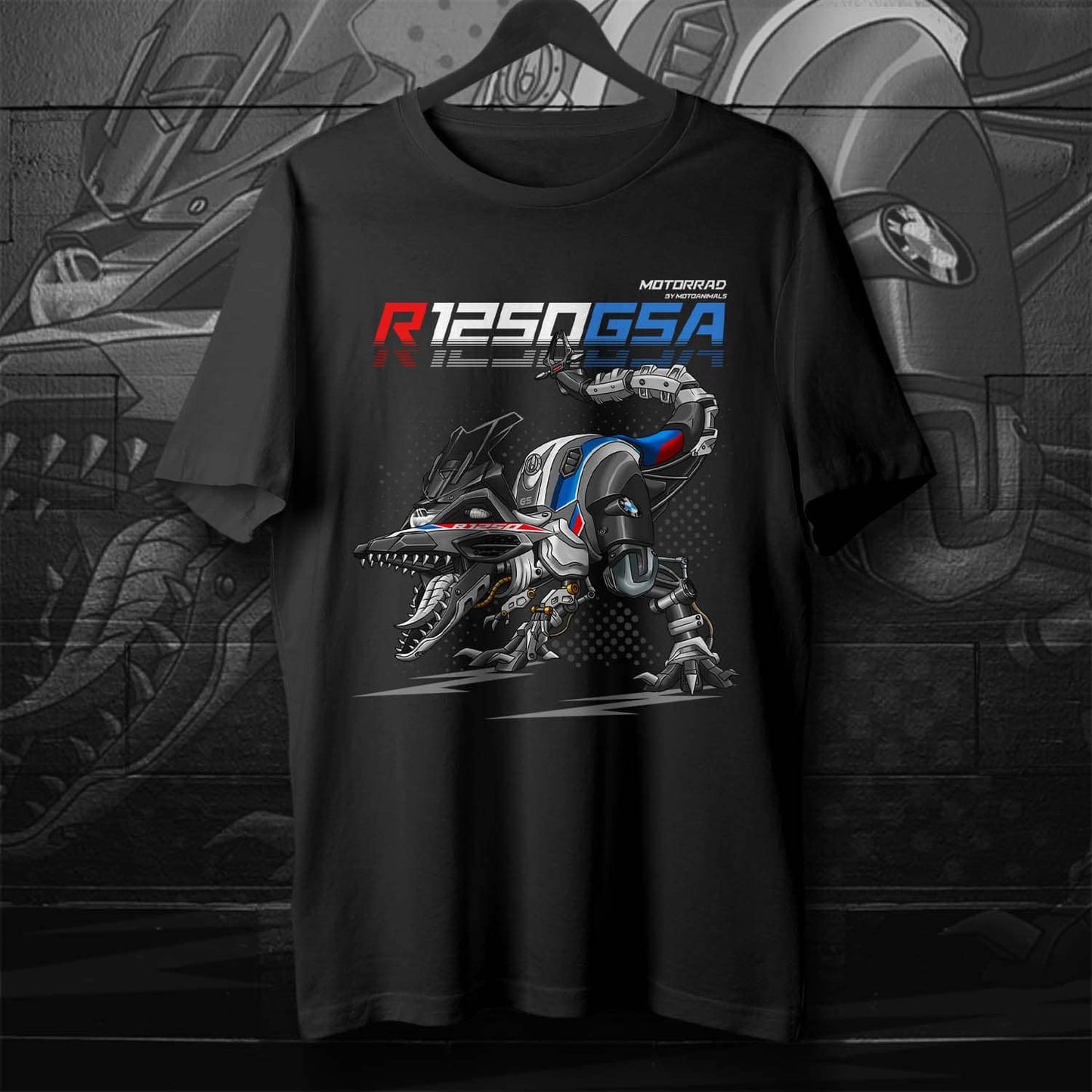 BMW R1250GSA T-Shirt - Motorcycle Tee Shirt for ADV Riders