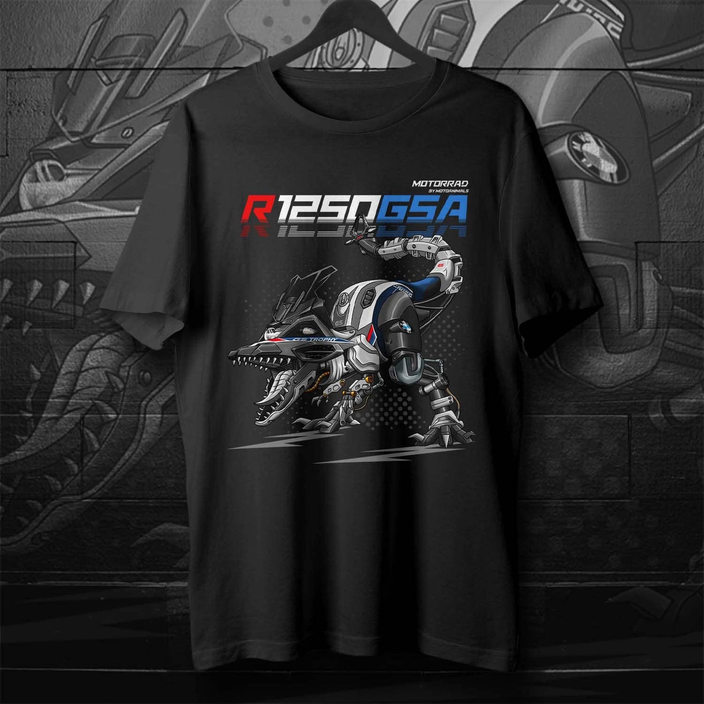 BMW R1250GSA T-Shirt - Motorcycle Tee Shirt for ADV Riders