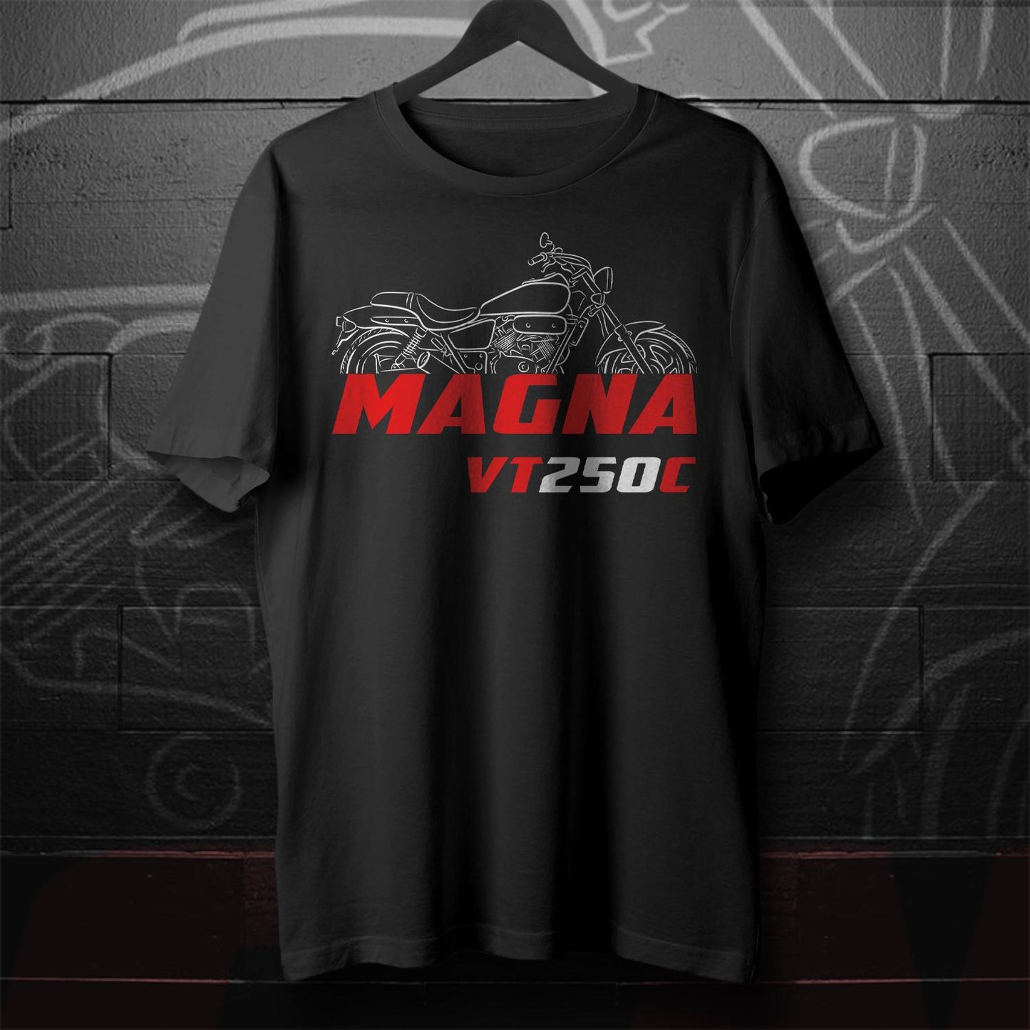Honda VT250 | FN | FII & C Inspired T-Shirt - Motorcycle Tee Shirt for Riders