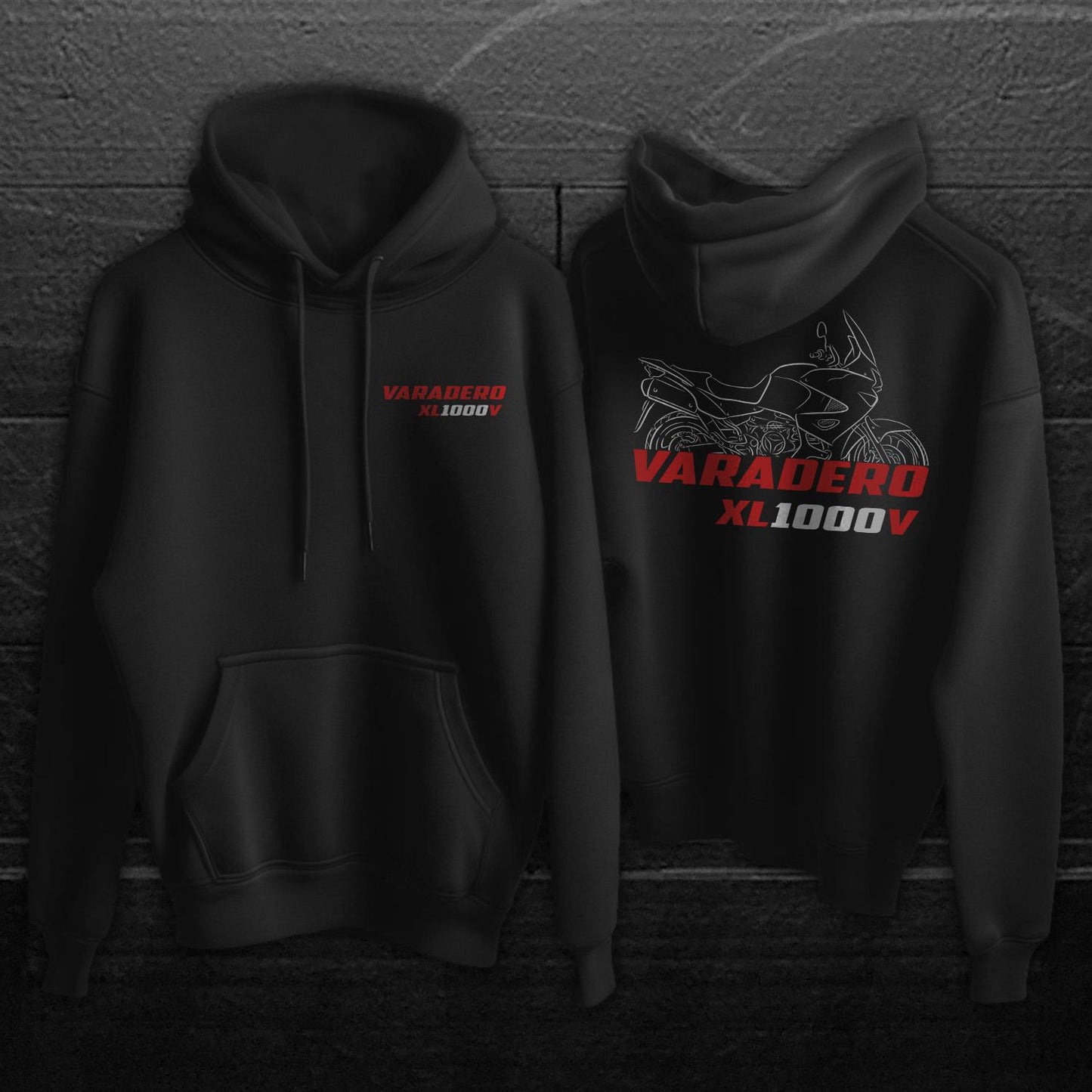 Honda XL1000V Varadero Inspired Hoodie - Motorcycle Sweatshirt for Riders