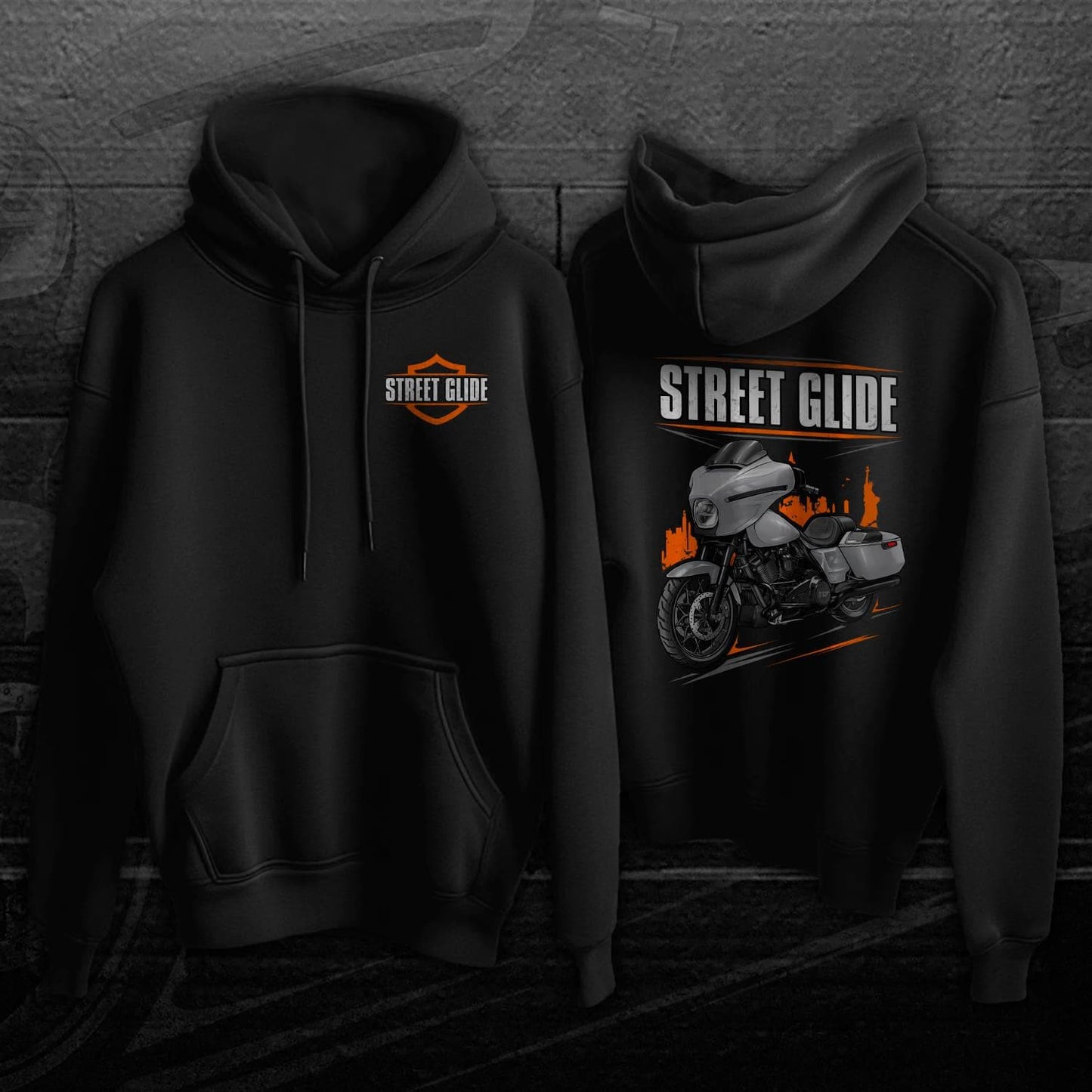 Harley Street Glide FLHX 2024 Hoodies - Biker Motorcycle Sweatshirt