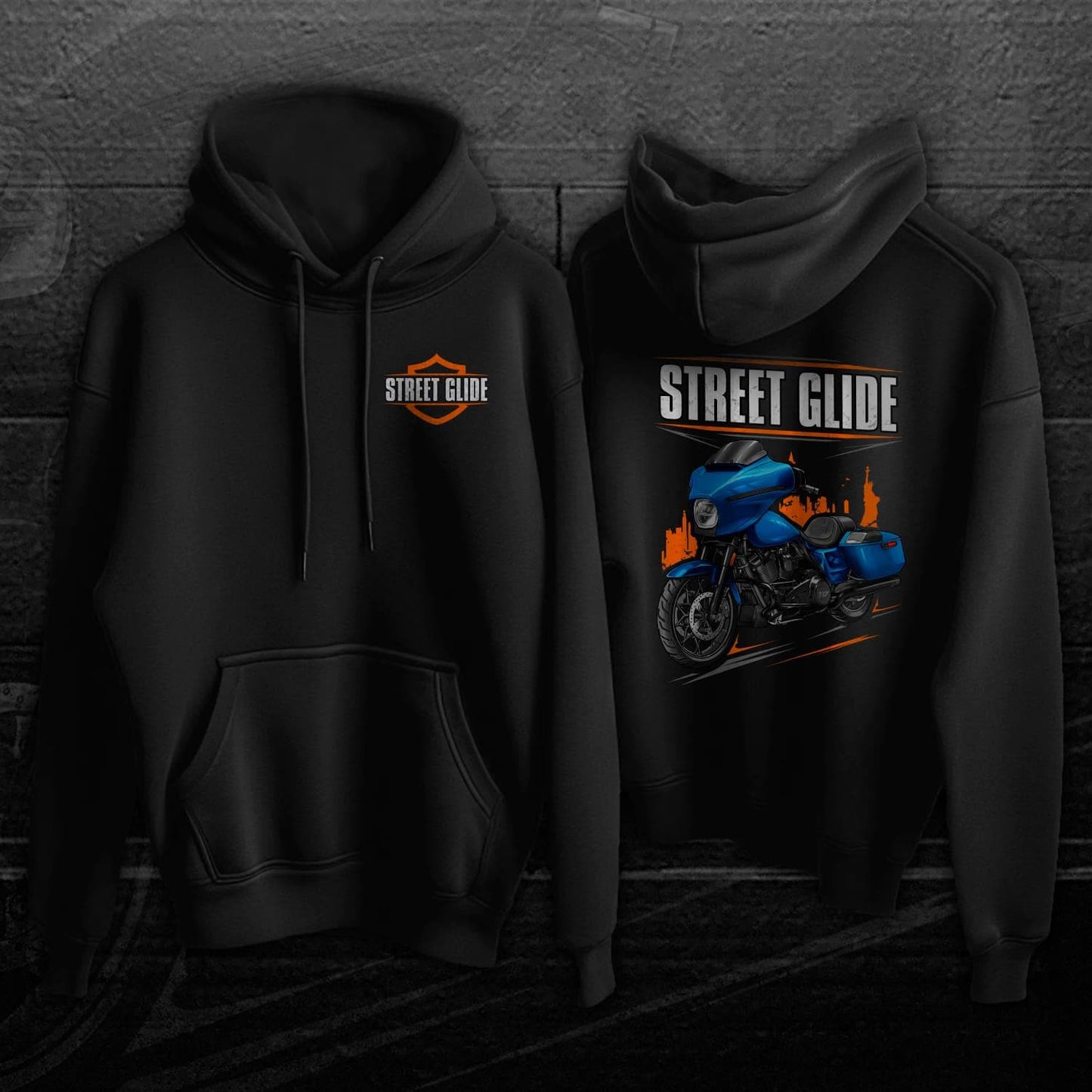 Harley Street Glide FLHX 2024 Hoodies - Biker Motorcycle Sweatshirt