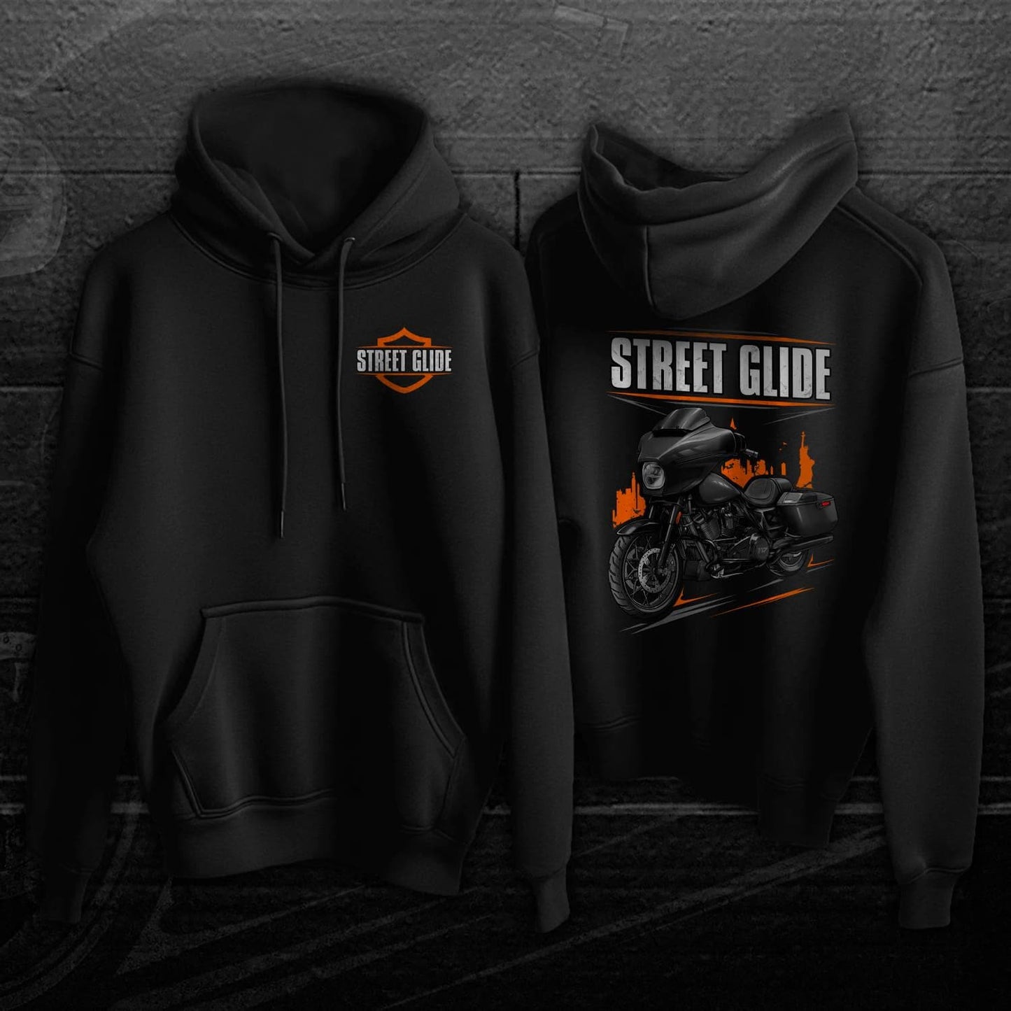 Harley Street Glide FLHX 2024 Hoodies - Biker Motorcycle Sweatshirt