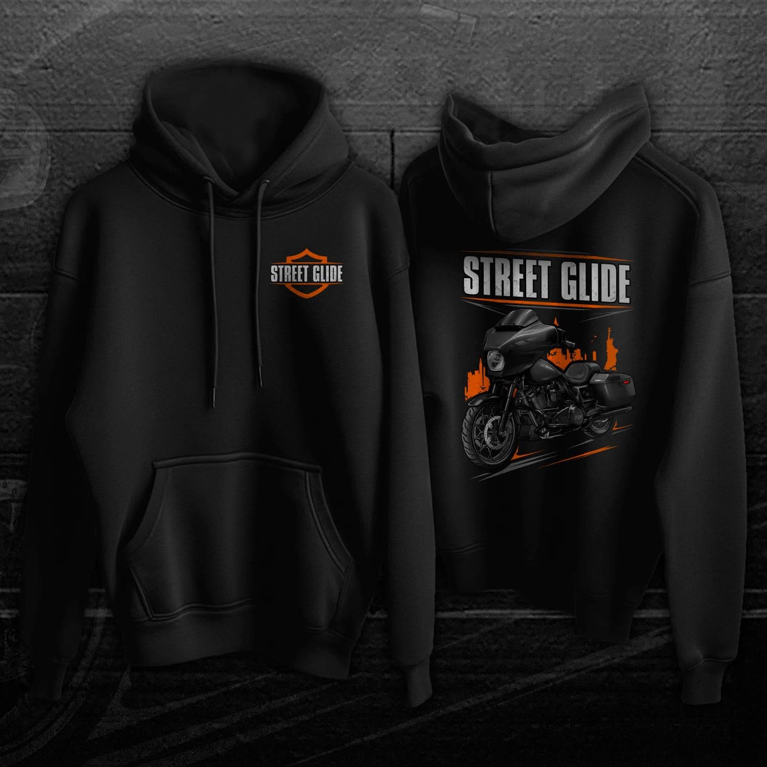 Harley Street Glide FLHX 2024 Hoodies - Biker Motorcycle Sweatshirt