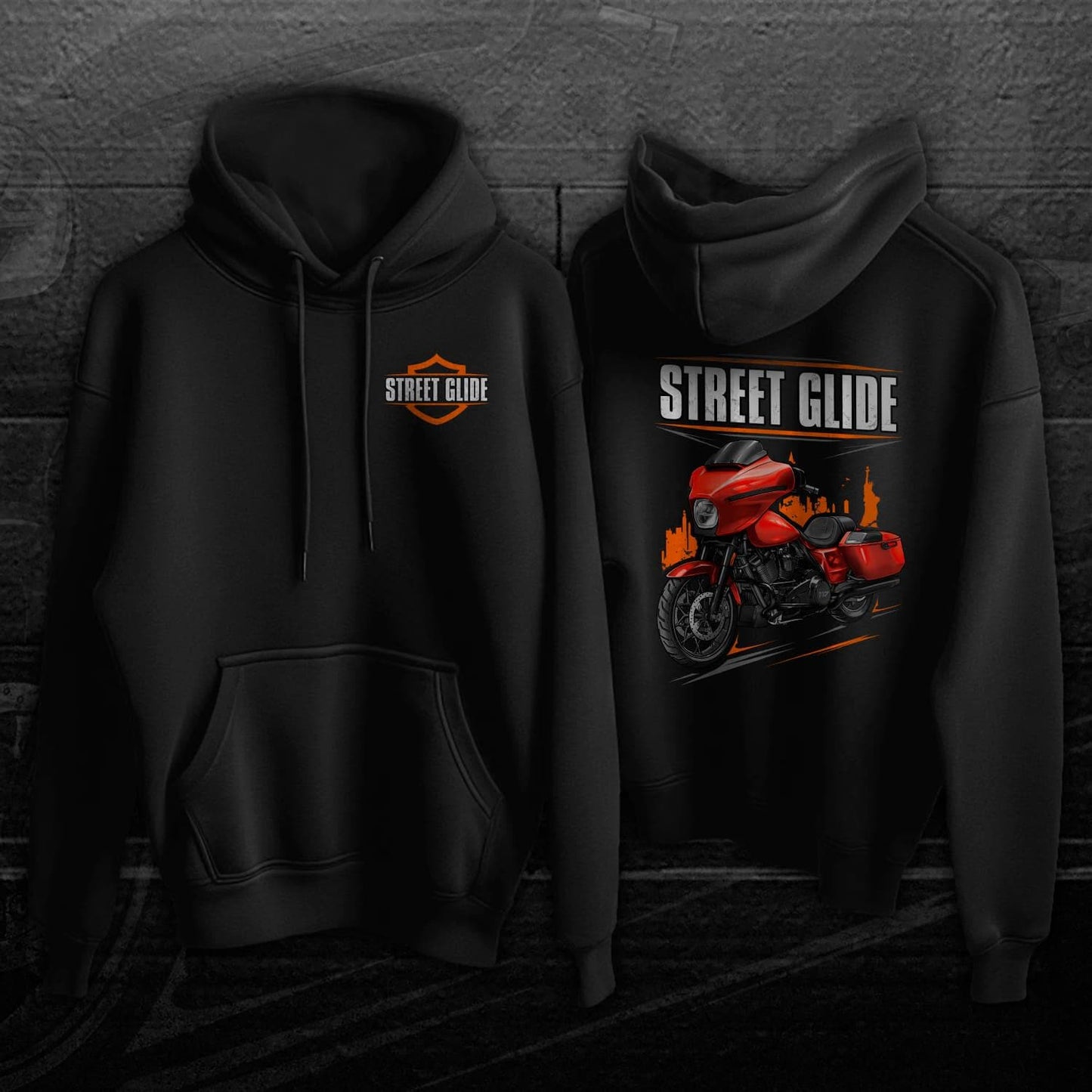 Harley Street Glide FLHX 2024 Hoodies - Biker Motorcycle Sweatshirt