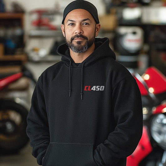 Honda CL450 Inspired Hoodie - Motorcycle Sweatshirt