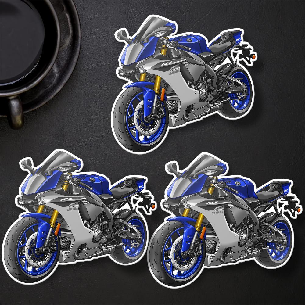 Yamaha YZF-R1 2015-17 Inspired Stickers - Set of 3 Motorcycle Decals