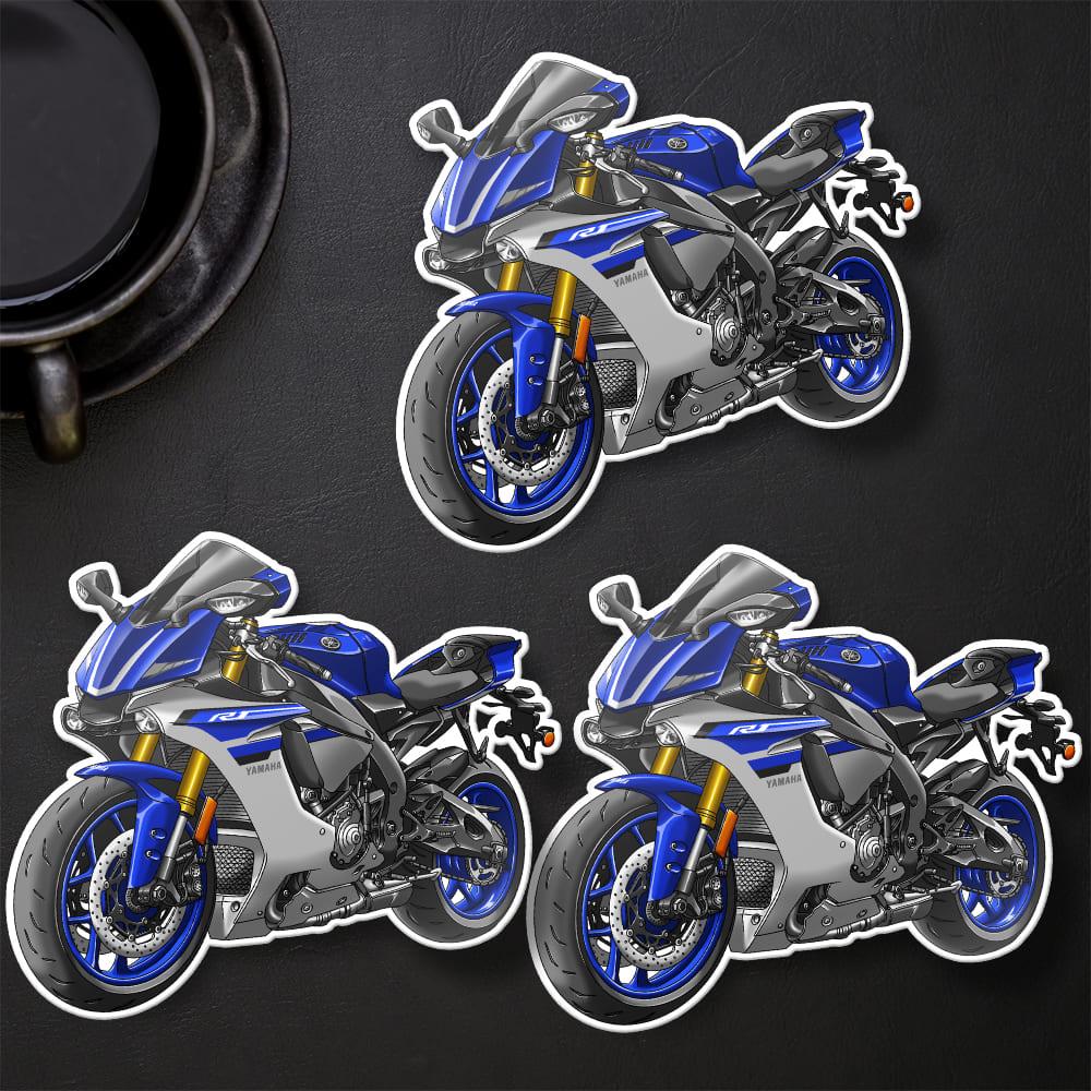 Yamaha YZF-R1 2015-17 Inspired Stickers - Set of 3 Motorcycle Decals