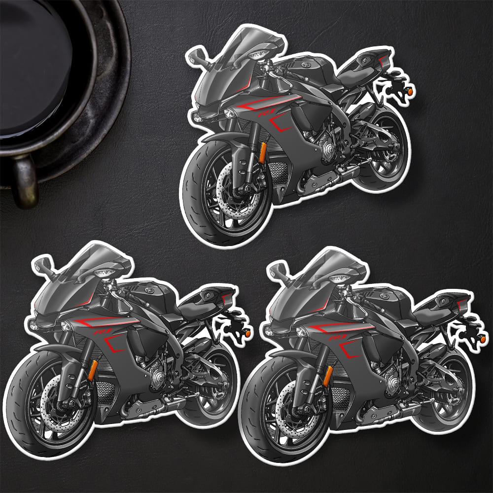 Yamaha YZF-R1 2015-17 Inspired Stickers - Set of 3 Motorcycle Decals