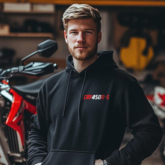 Honda CRF450R-S Inspired Hoodie - Motorcycle Sweatshirt