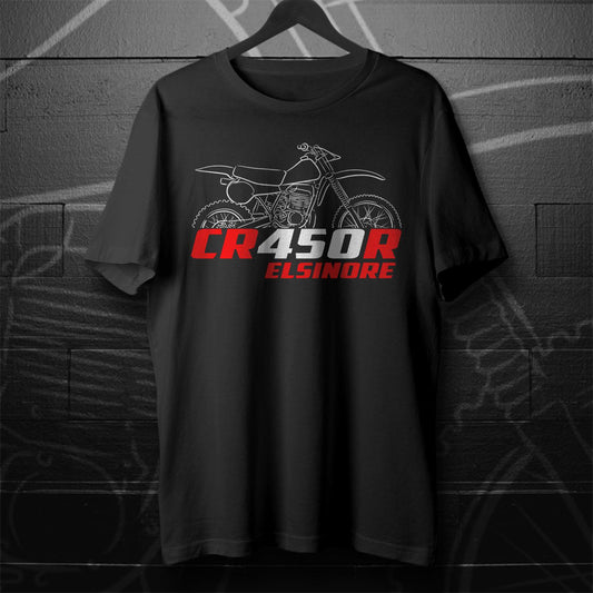 Honda CR450R Elsinore 1981 Inspired T-Shirt - Motorcycle Tee Shirt