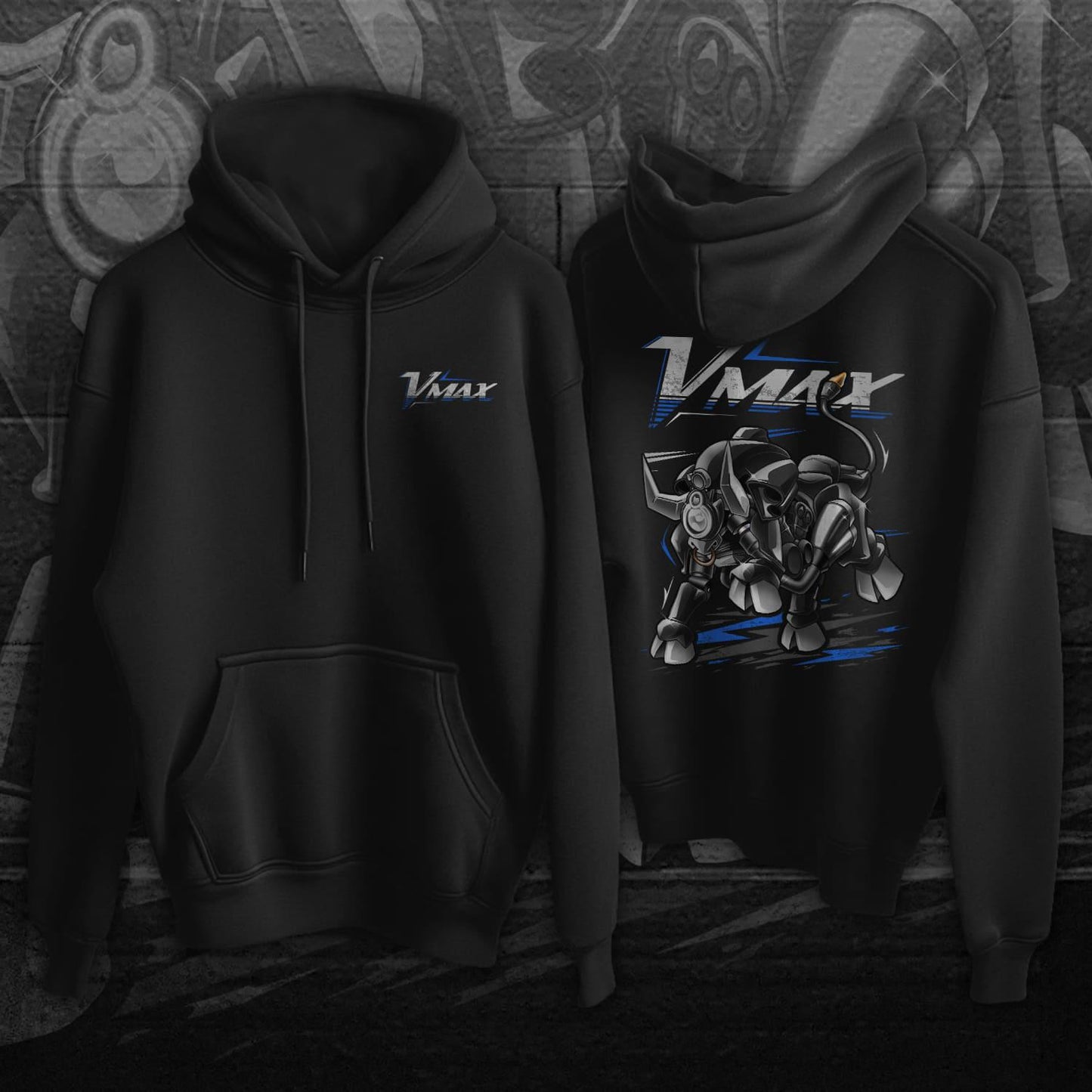 Yamaha VMax Inspired Hoodies - Motorcycle Sweatshirt