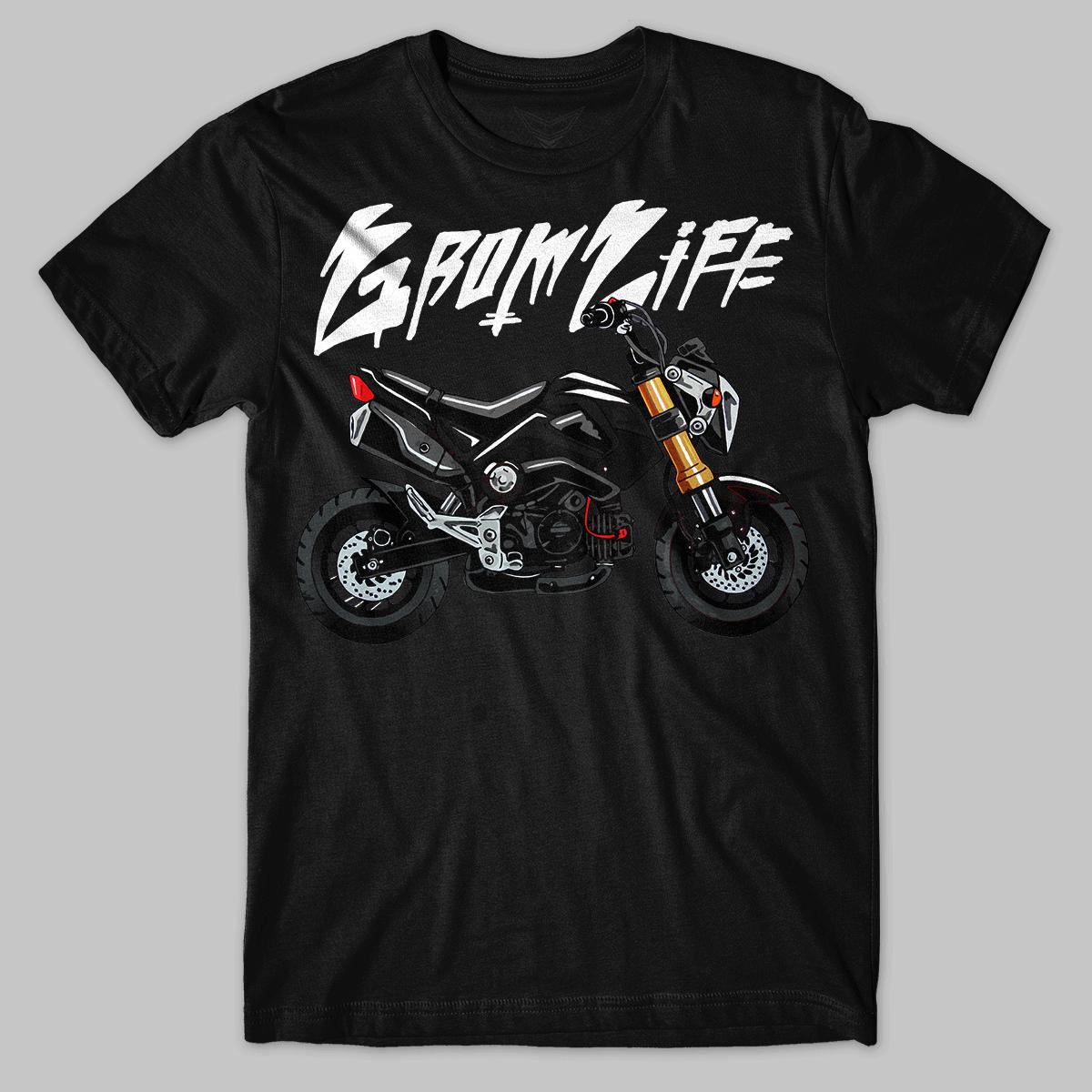 Honda Grom 2013-15 Inspired T-Shirt - Motorcycle Tee Shirt