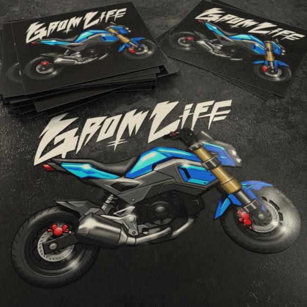 Honda Grom 2016-20 Inspired Stickers - Set of 3 Motorcycle Decals