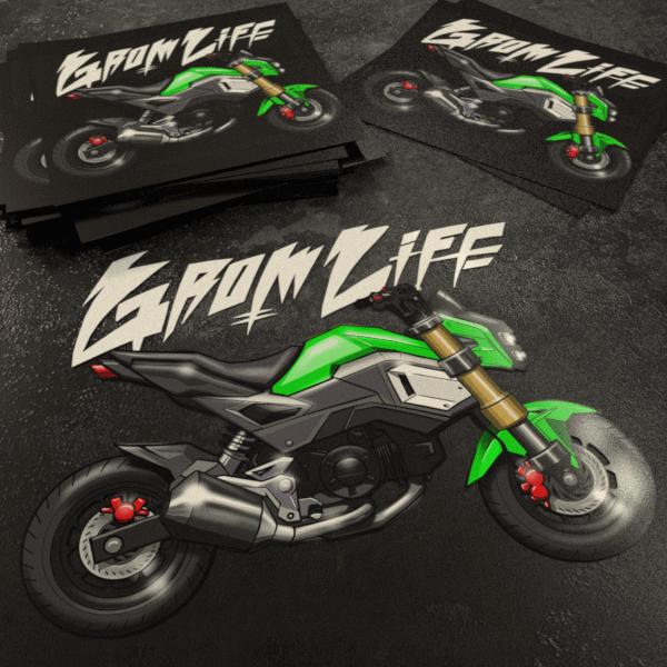 Honda Grom 2016-20 Inspired Stickers - Set of 3 Motorcycle Decals