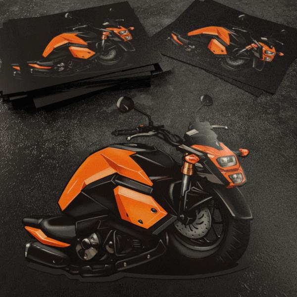 Honda Grom MSX125 Inspired Stickers - Set of 3 Motorcycle Decals