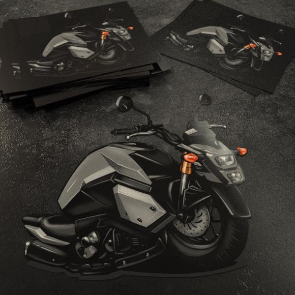 Honda Grom MSX125 Inspired Stickers - Set of 3 Motorcycle Decals