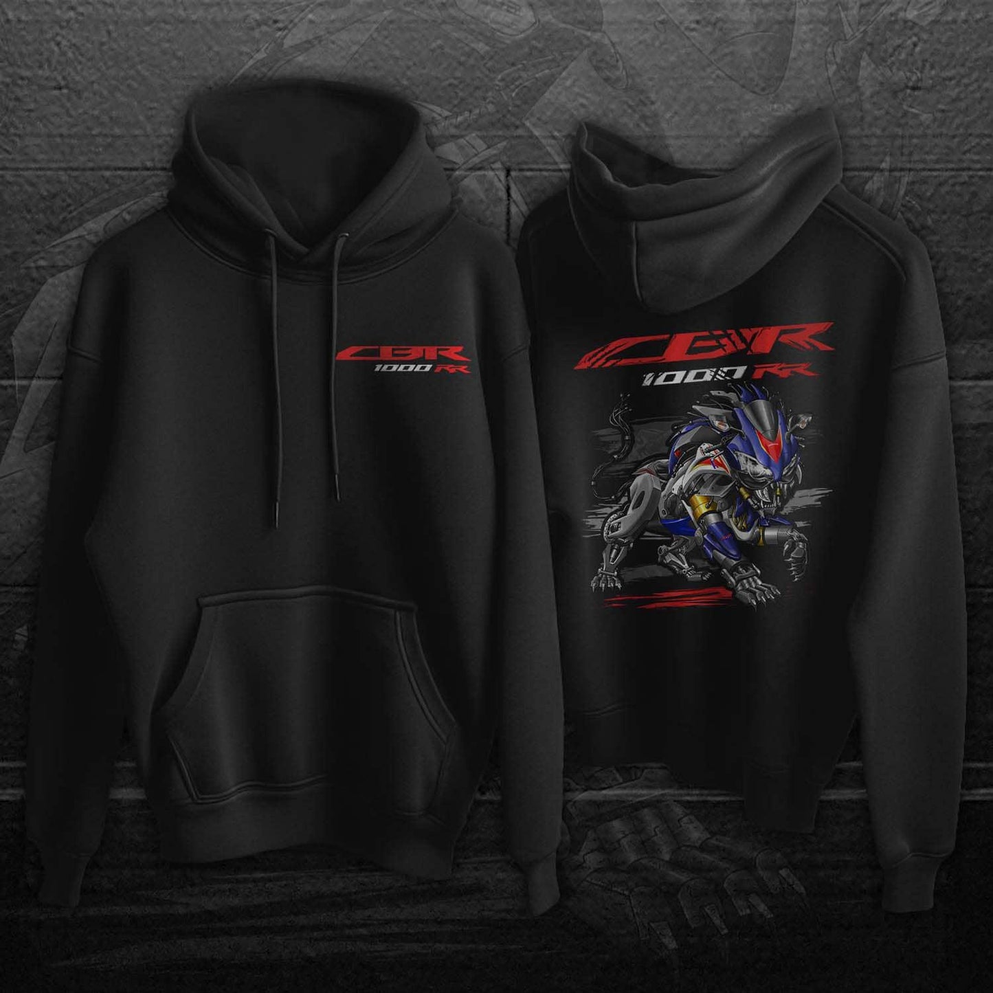 Honda CBR 1000RR 2010-11 Inspired Hoodie - Motorcycle Sweatshirt