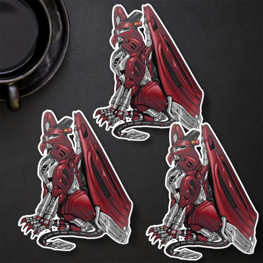 Honda GL1800 Gold Wing Inspired Stickers - Set of 3 Motorcycle Decals