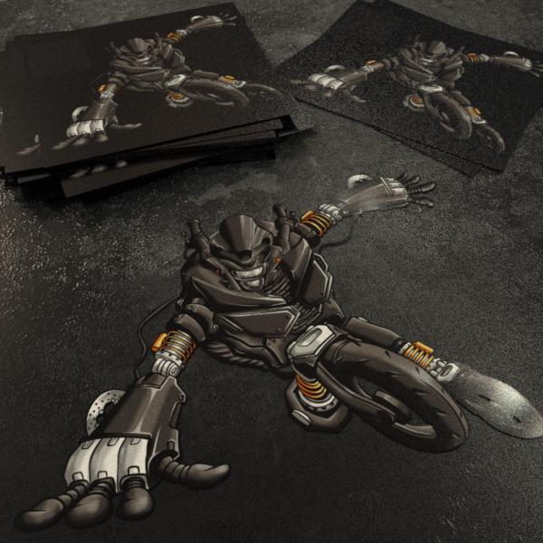 Honda Grom MSX125 Inspired Stickers - Set of 3 Motorcycle Decals