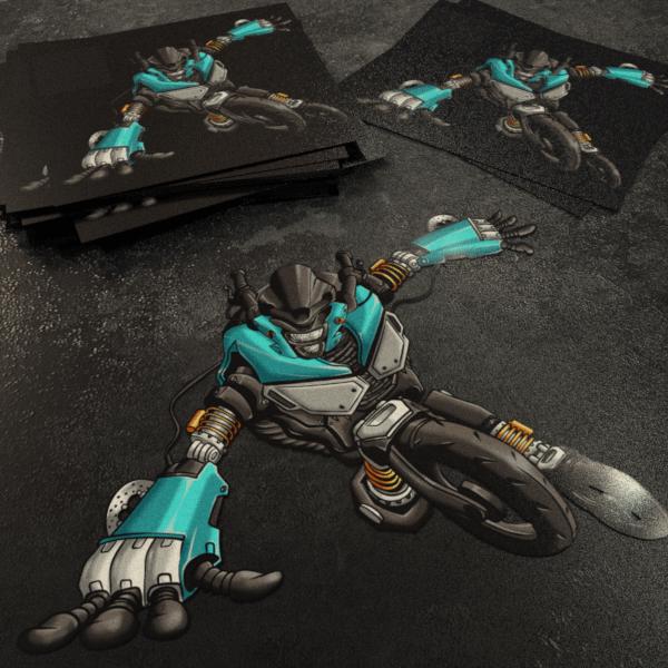 Honda Grom MSX125 Inspired Stickers - Set of 3 Motorcycle Decals