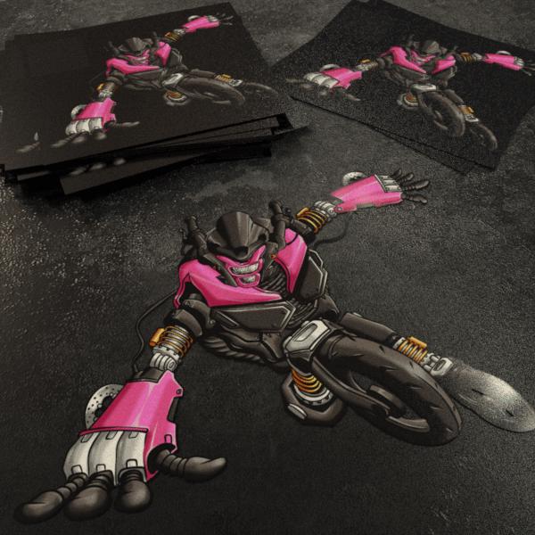 Honda Grom MSX125 Inspired Stickers - Set of 3 Motorcycle Decals