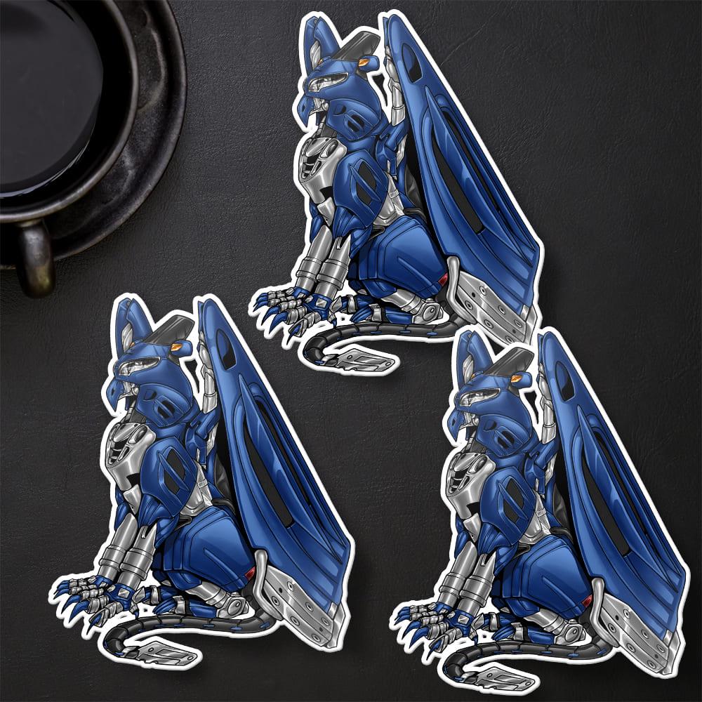 Honda GL1800 Gold Wing Inspired Stickers - Set of 3 Motorcycle Decals