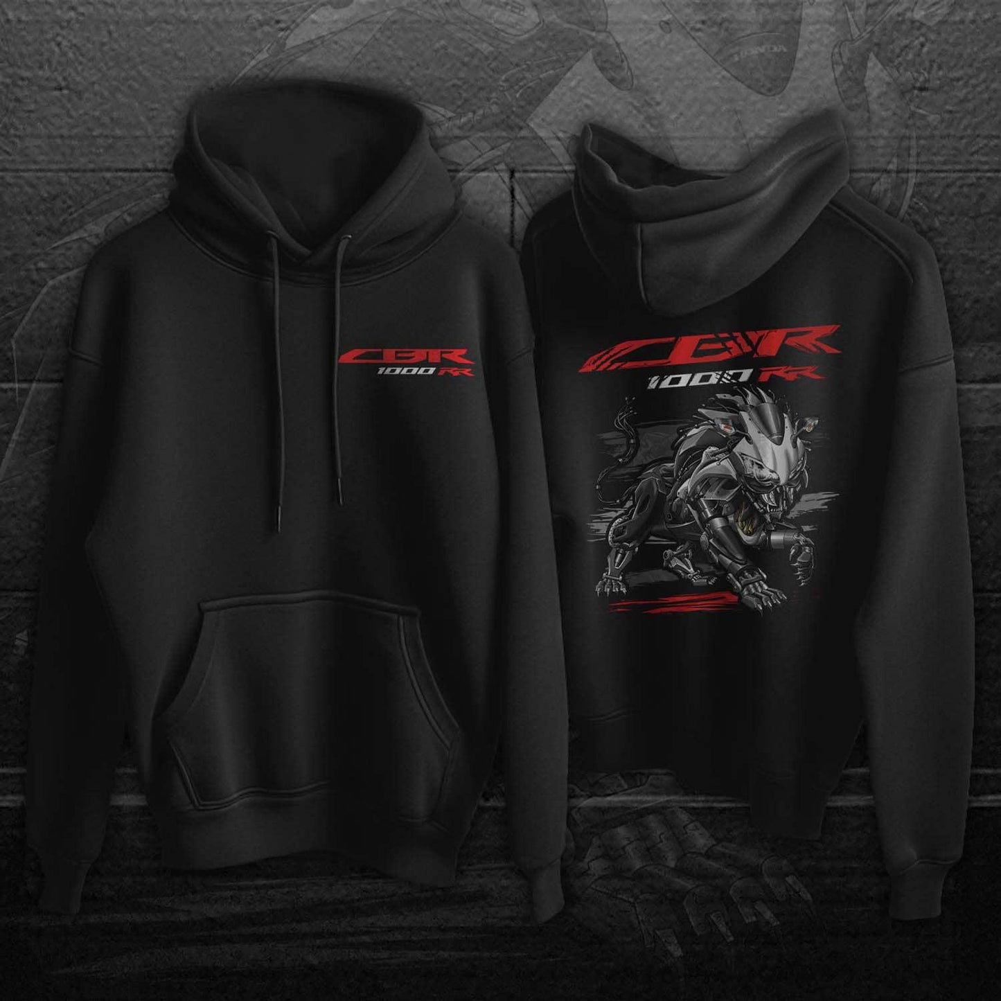 Honda CBR 1000RR 2008 Inspired Hoodie - Motorcycle Sweatshirt