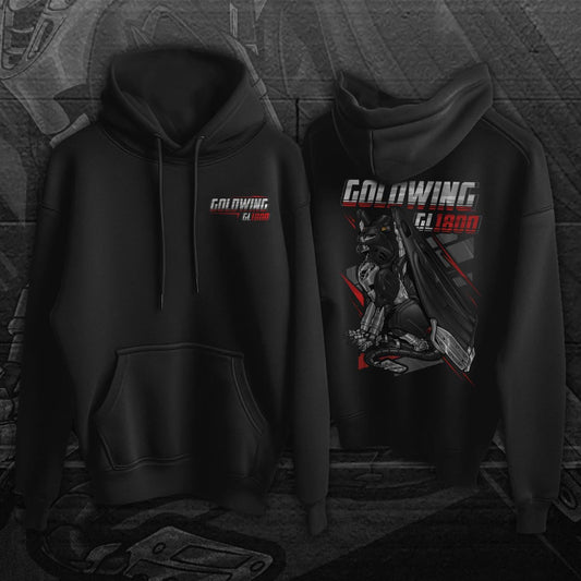 Honda GL1800 Gold Wing Inspired Hoodie - Motorcycle Sweatshirt