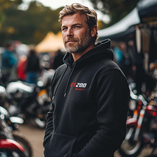 Honda CT200 Inspired Hoodie - Motorcycle Sweatshirt