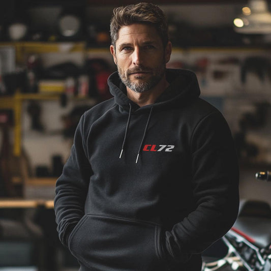 Honda CL72 Inspired Hoodie - Motorcycle Sweatshirt